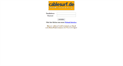 Desktop Screenshot of mail.cablemail.de